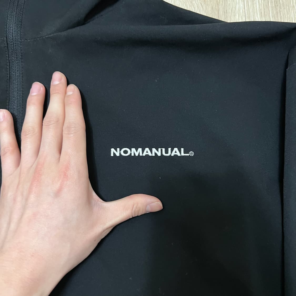 노매뉴얼 로고 윈드브레이커 바람막이 자켓 L  상품이미지3