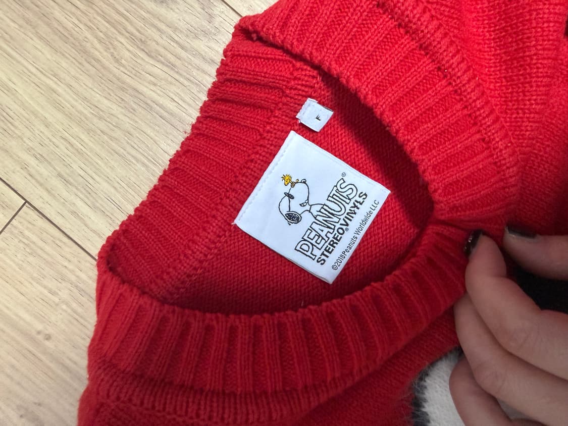 스테레오 바이널즈 스누피 앙고라 니트 상품이미지3