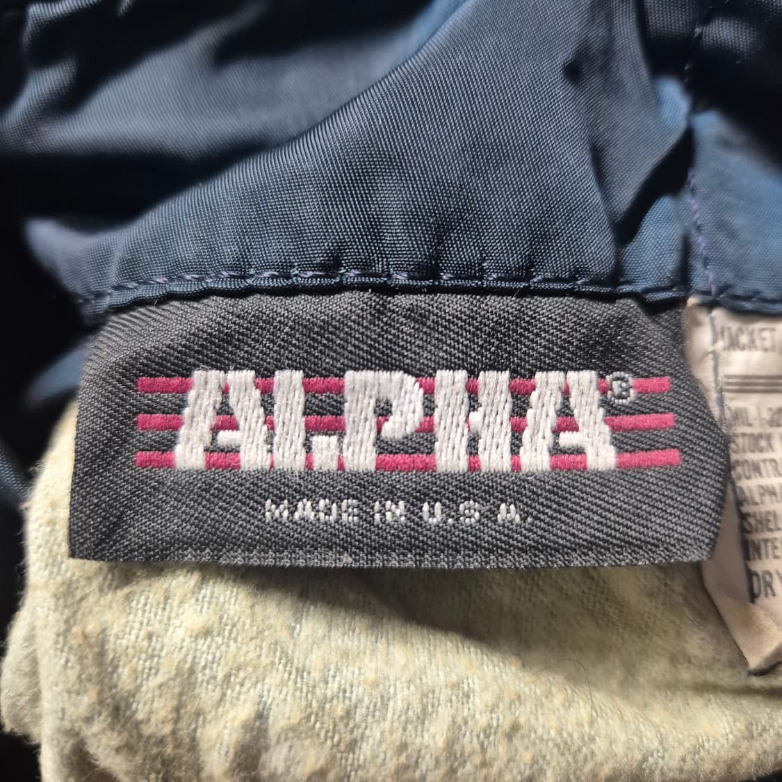 80s 미제 알파 MA-1 상품이미지6