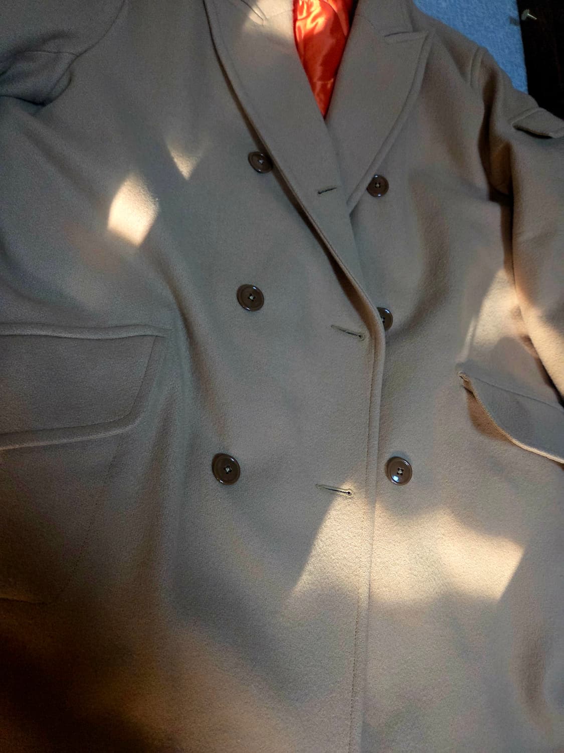 L,105) ods[올리브드랩서비스] 파더코트 카멜색상 팝니다. 상품이미지2