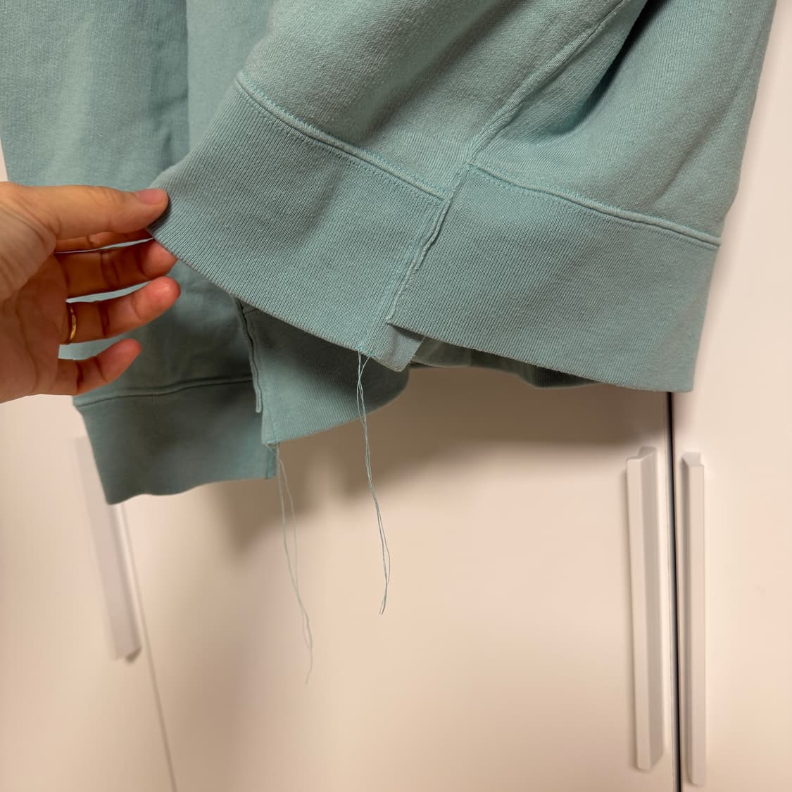 unused 언유즈드 언발 맨투맨 상품이미지2