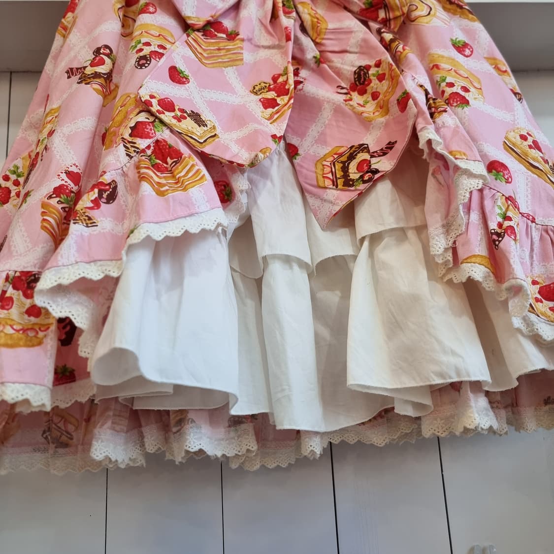 BODYLINE(바디라인) 디저트 빅리본 스커트 상품이미지3