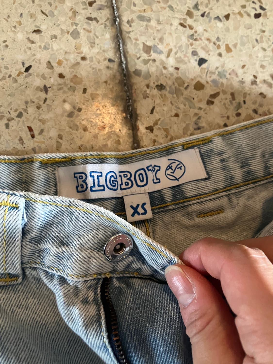 폴라스케이트 빅보이 청바지 바지 데님 XS 상품이미지4