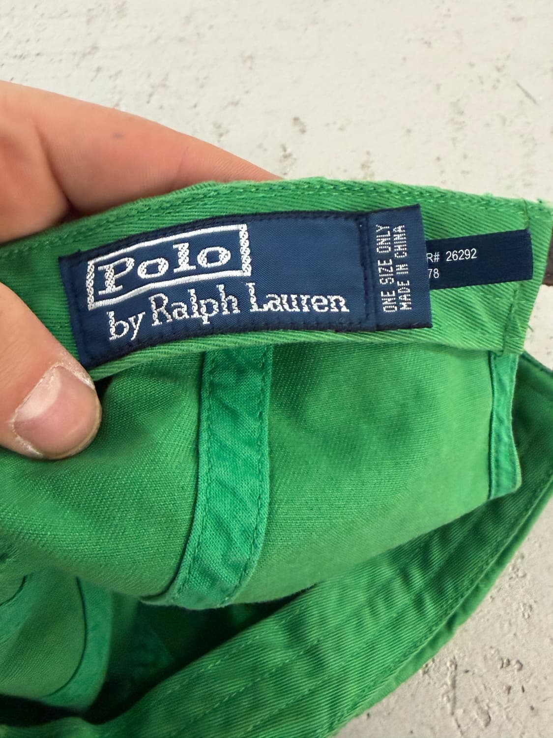 폴로 랄프로렌 볼캡 그린 상품이미지4