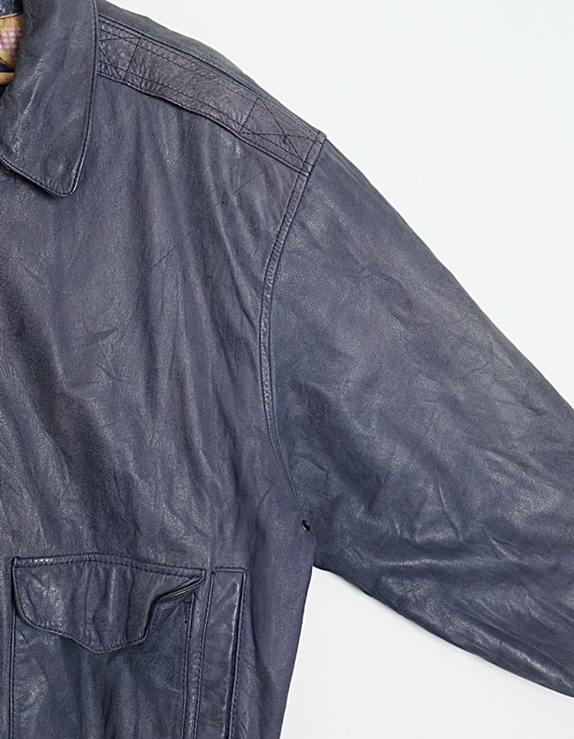 90's PELLE SheepSkin A-2 Flight Jacket 상품이미지5