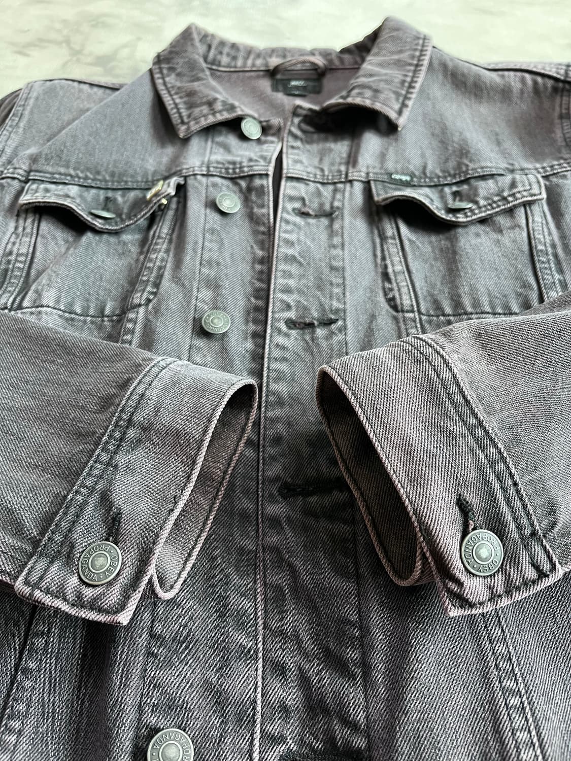 오베이 데님 자켓 L사이즈 상품이미지6