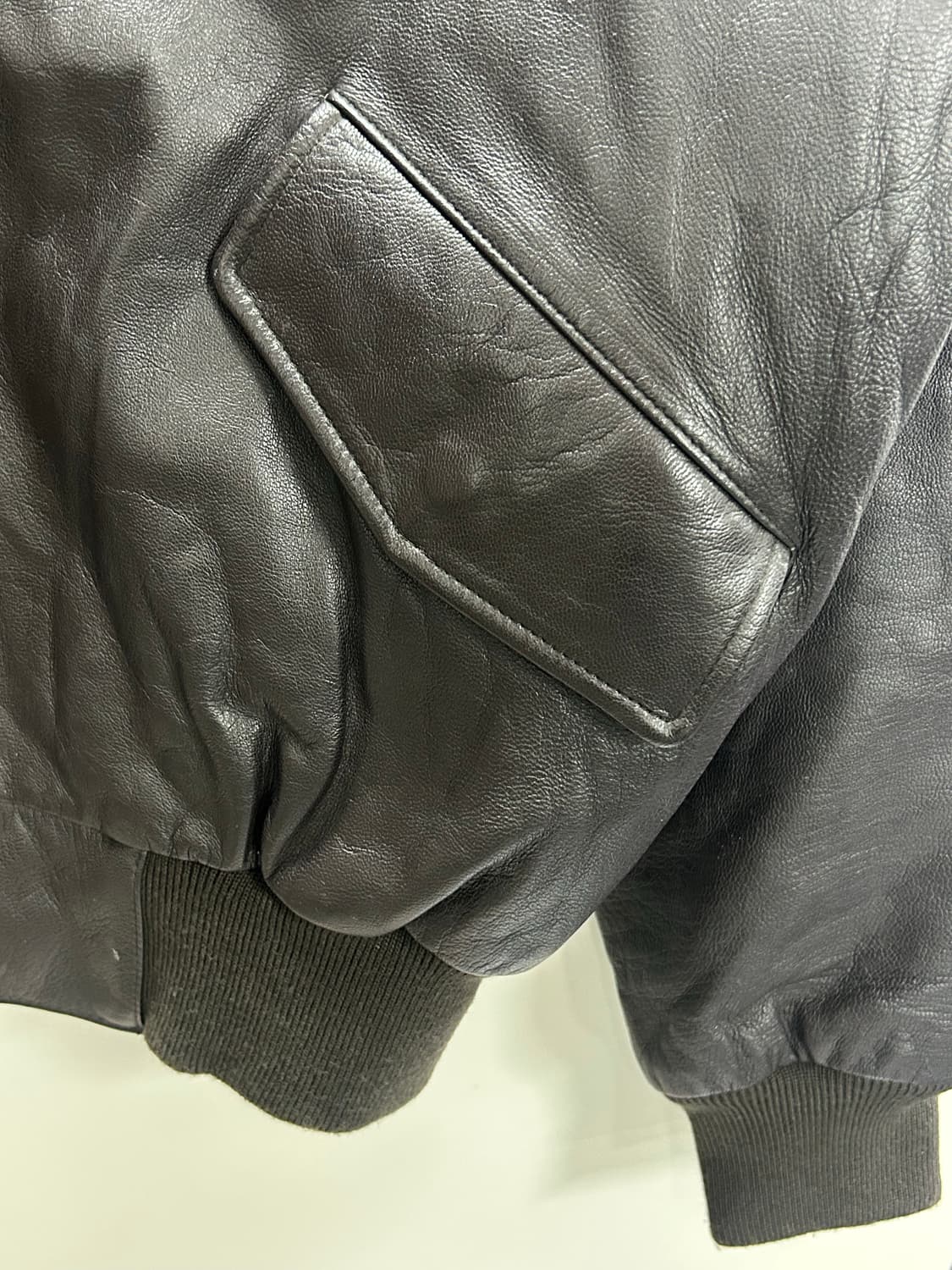 플라이트 가죽 자켓 상품이미지4