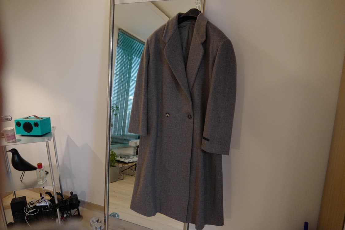 피어오브갓 오버사이즈 코트 멜란지그레이 23fw 상품이미지1