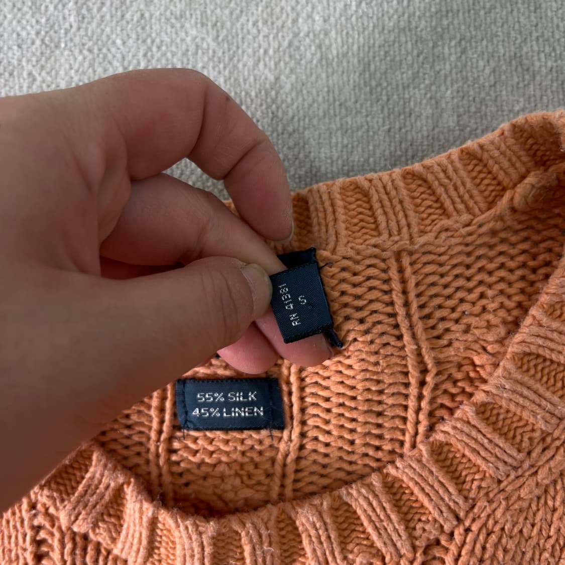 95 폴로랄프로렌 실크 꽈배기 니트 상품이미지3