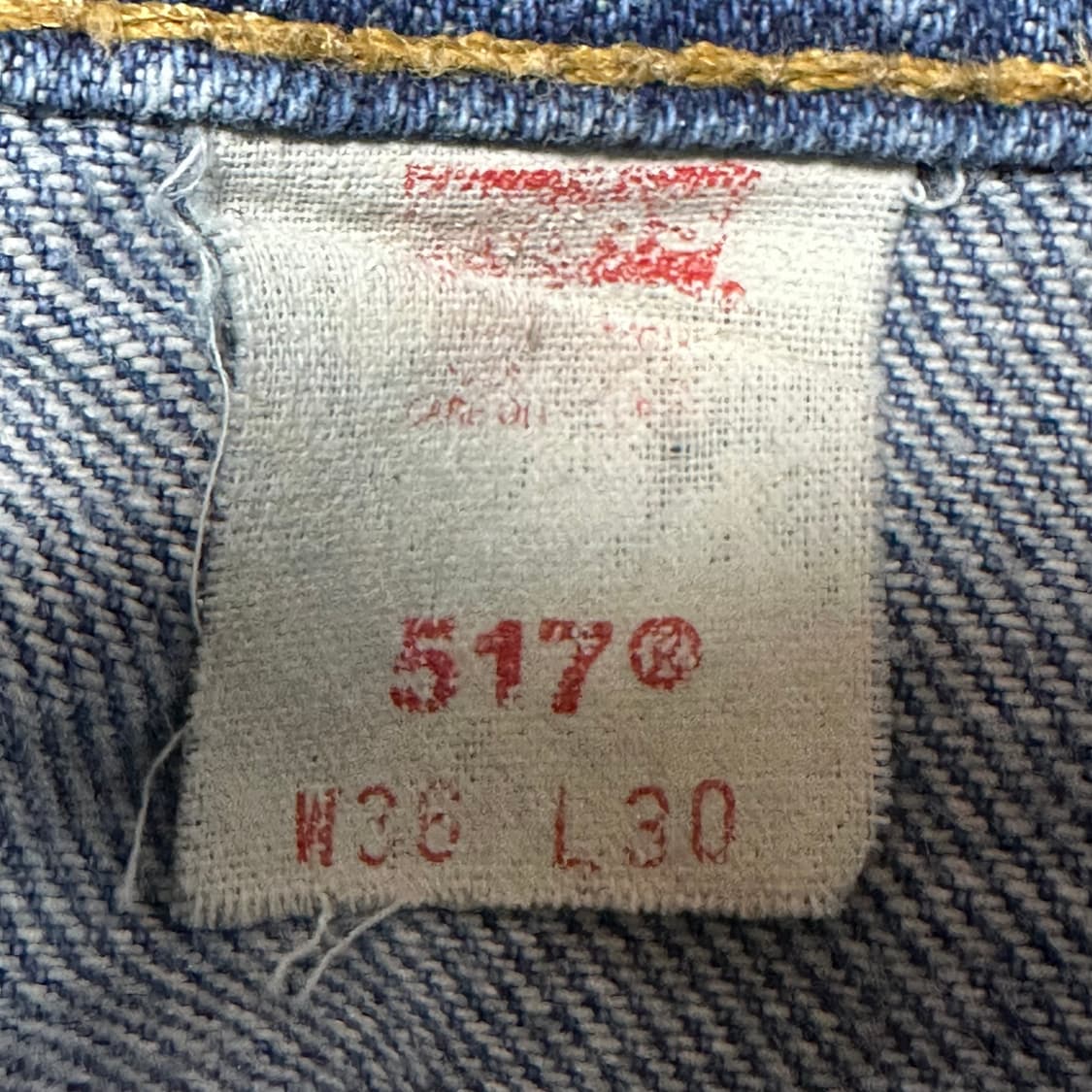 빈티지 90s 리바이스 517 오렌지탭 36x30 USA 상품이미지4