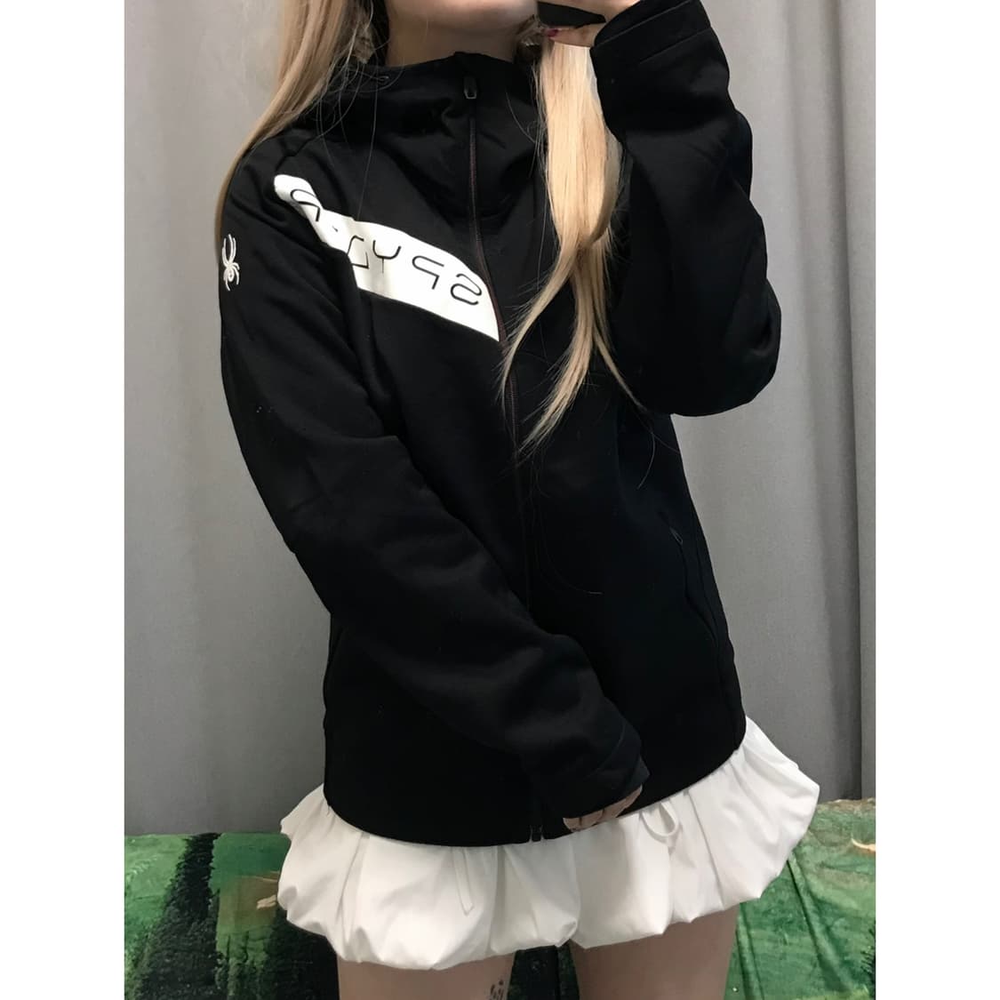 스파이더 후드집업 점퍼 L 상품이미지1