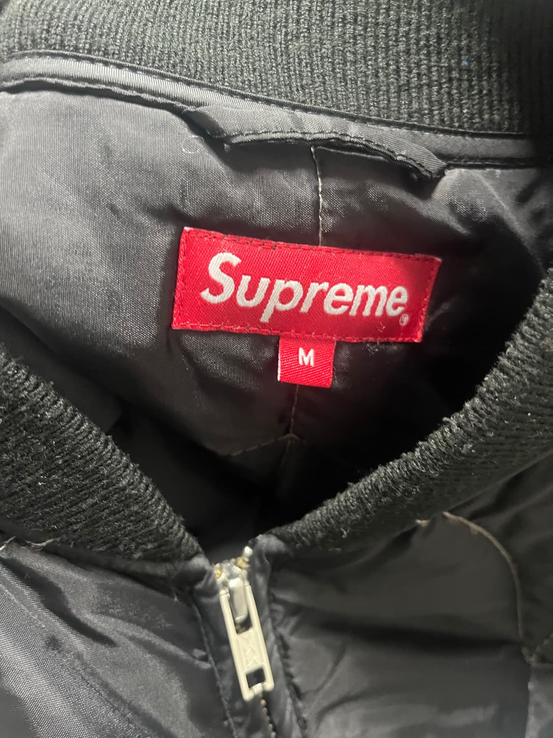 슈프림 스파이더 웹 퀼팅 워크 자켓 상품이미지4