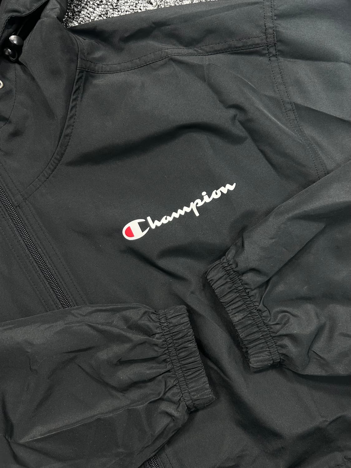 챔피온 블랙 어센틱 바람막이 L 상품이미지5