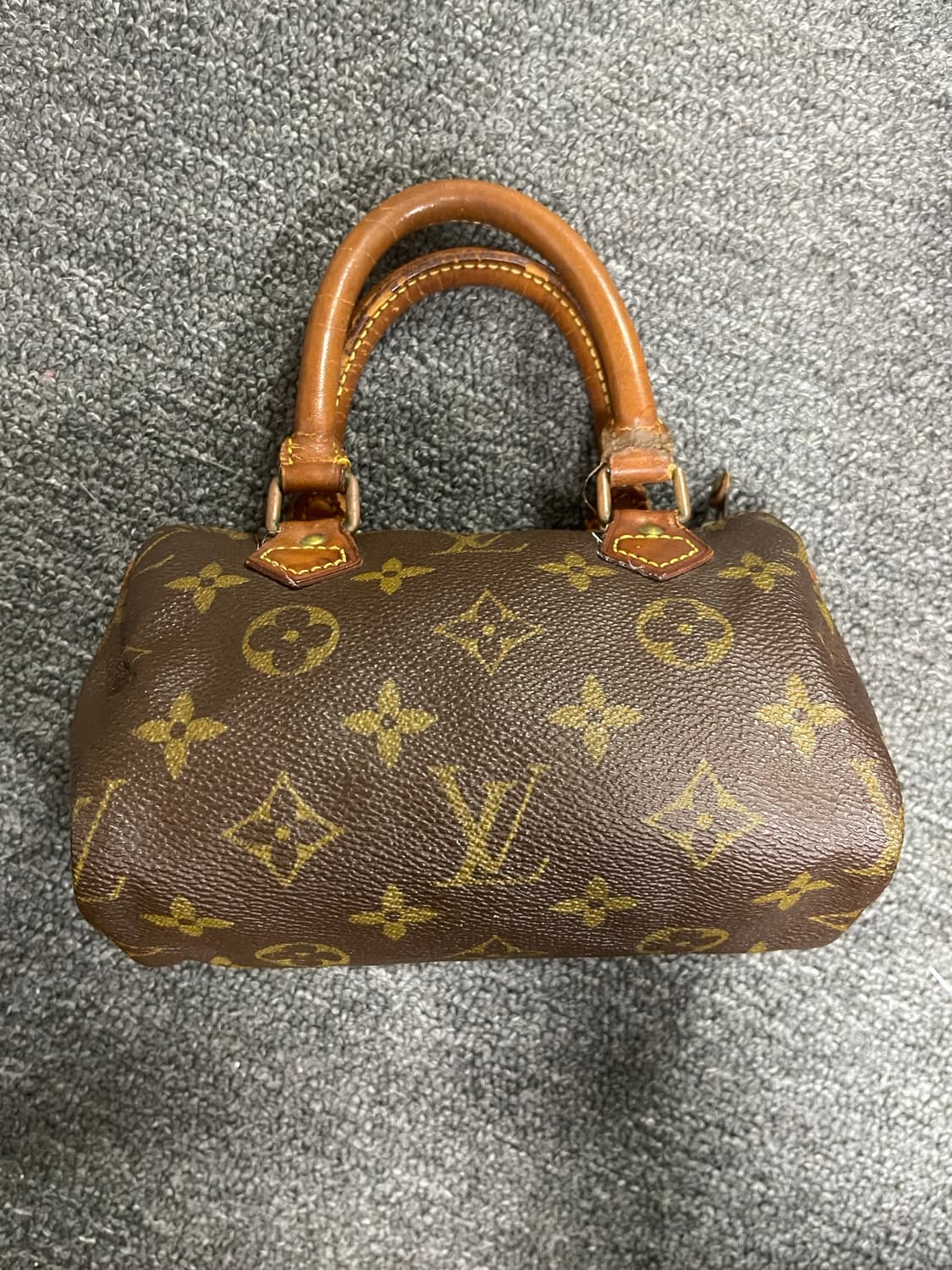 루이비통 모노그램 나노 스피디(체인&감정서 포함) 상품이미지1