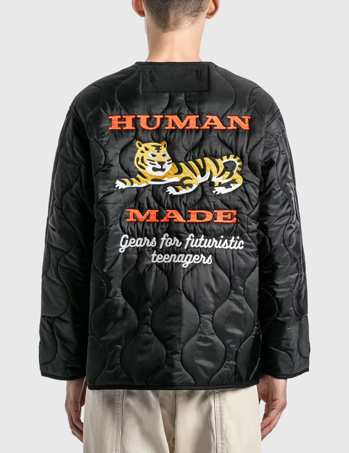 휴먼메이드 퀼티드 라이너 자켓 블랙 상품이미지1