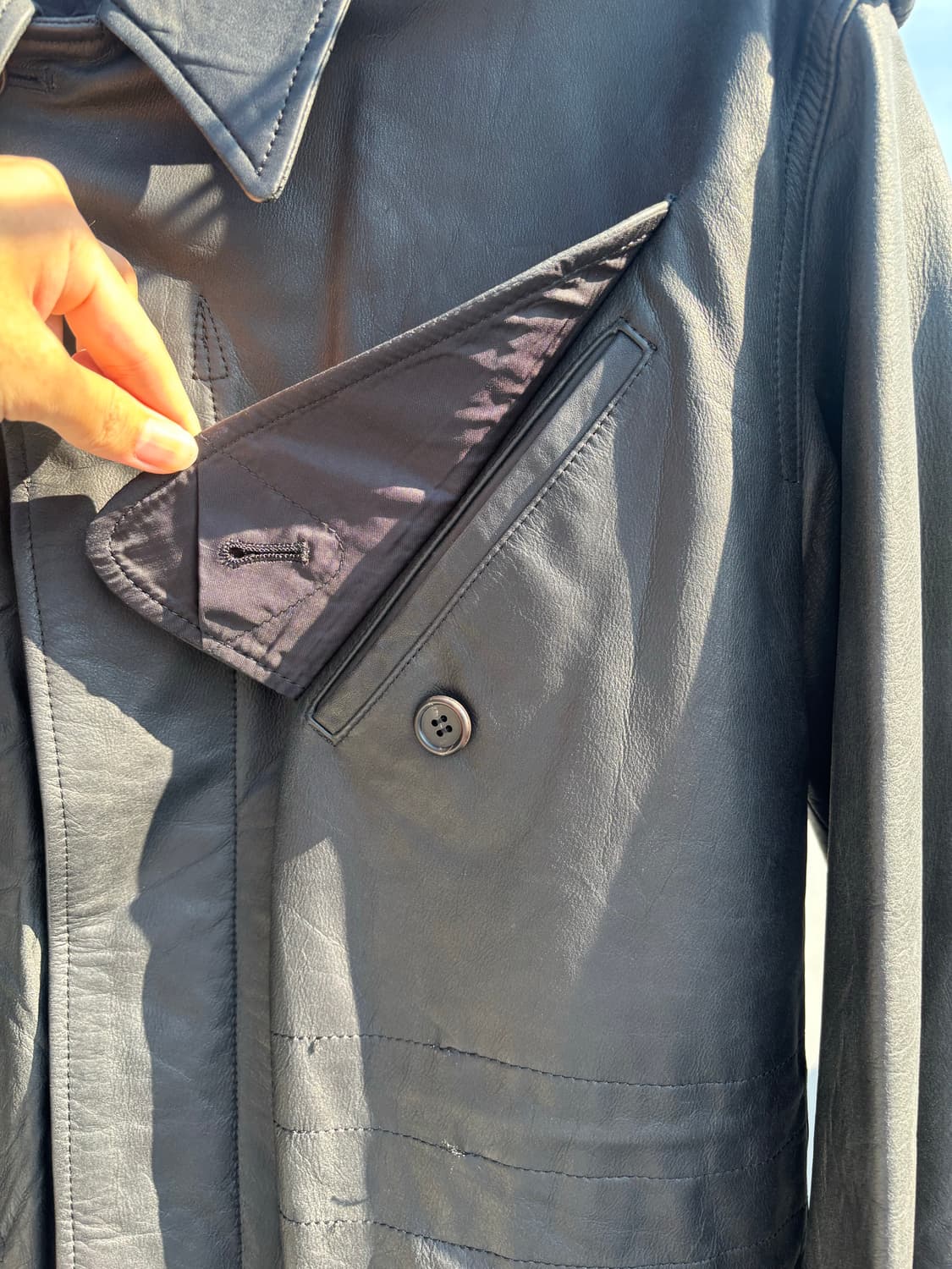 paul smith leather coat 상품이미지7