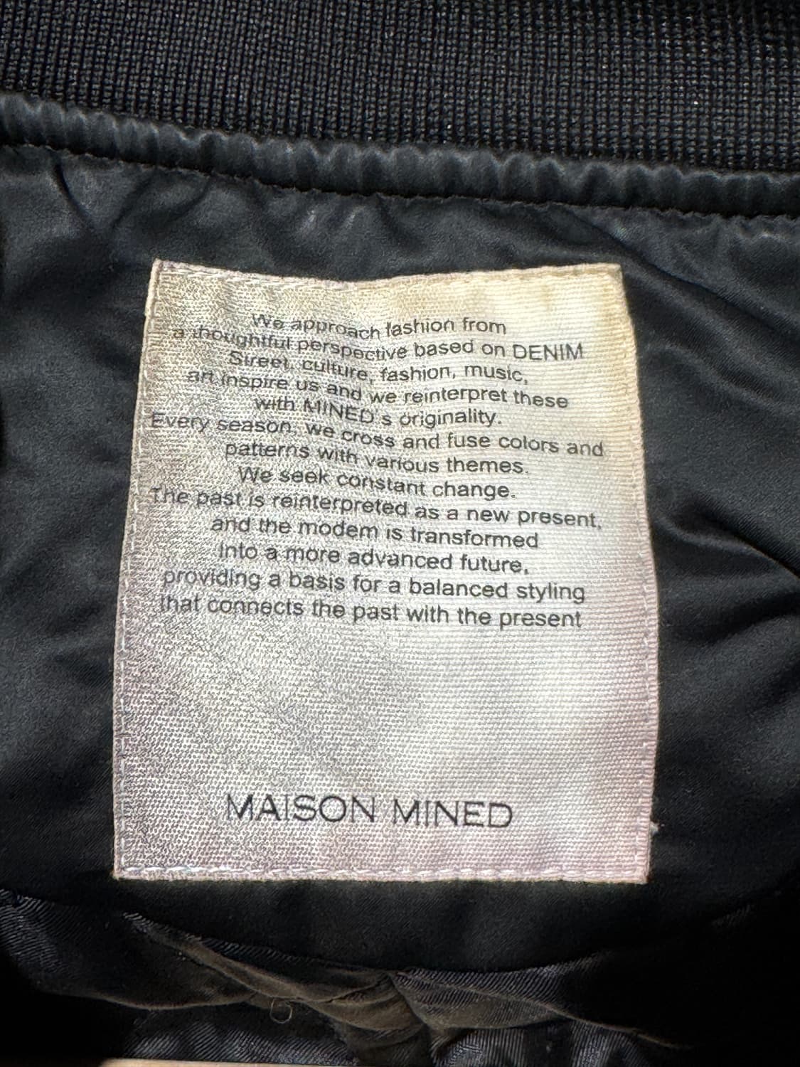 메종미네드 셔링 플라이트 자켓 항공점퍼 블루종 L 상품이미지6