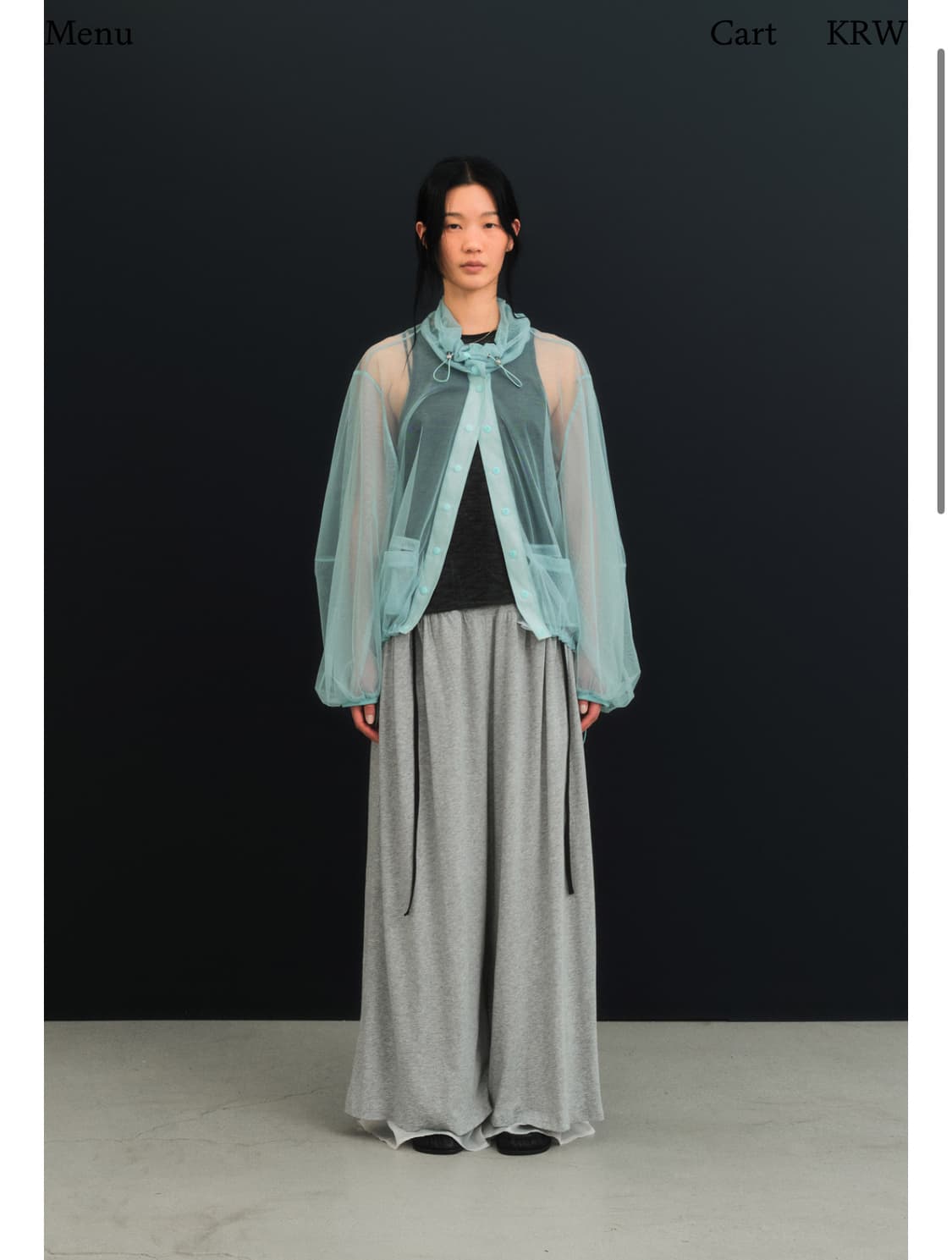 Philo sheer snap jumper 상품이미지1