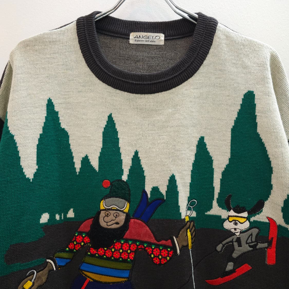 ANGELO 안젤로 스키 그래픽 울니트 상품이미지2