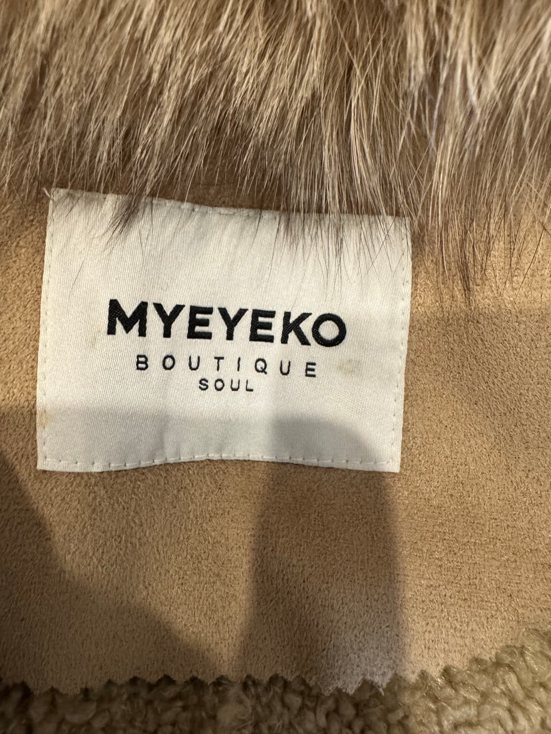 myeyeko 마이아이코 폭스퍼 무스탕 상품이미지6