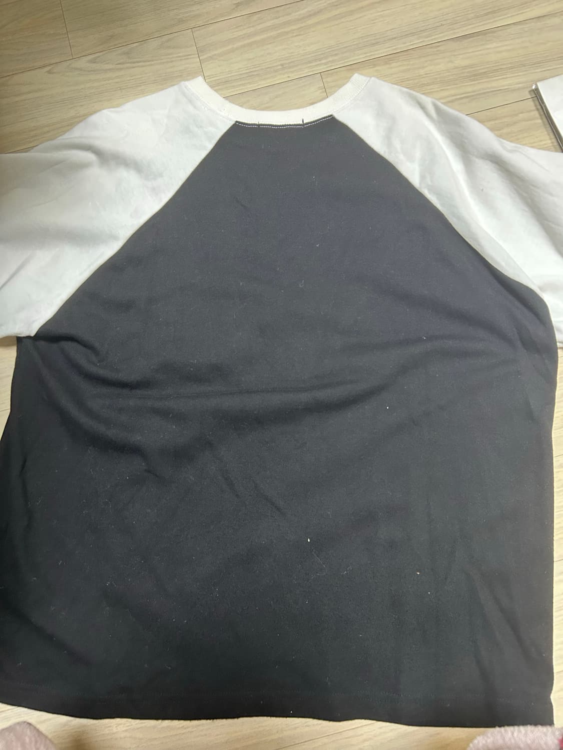 어커버 드리밍 레글런 오버핏 반팔 티셔츠 블랙 상품이미지3