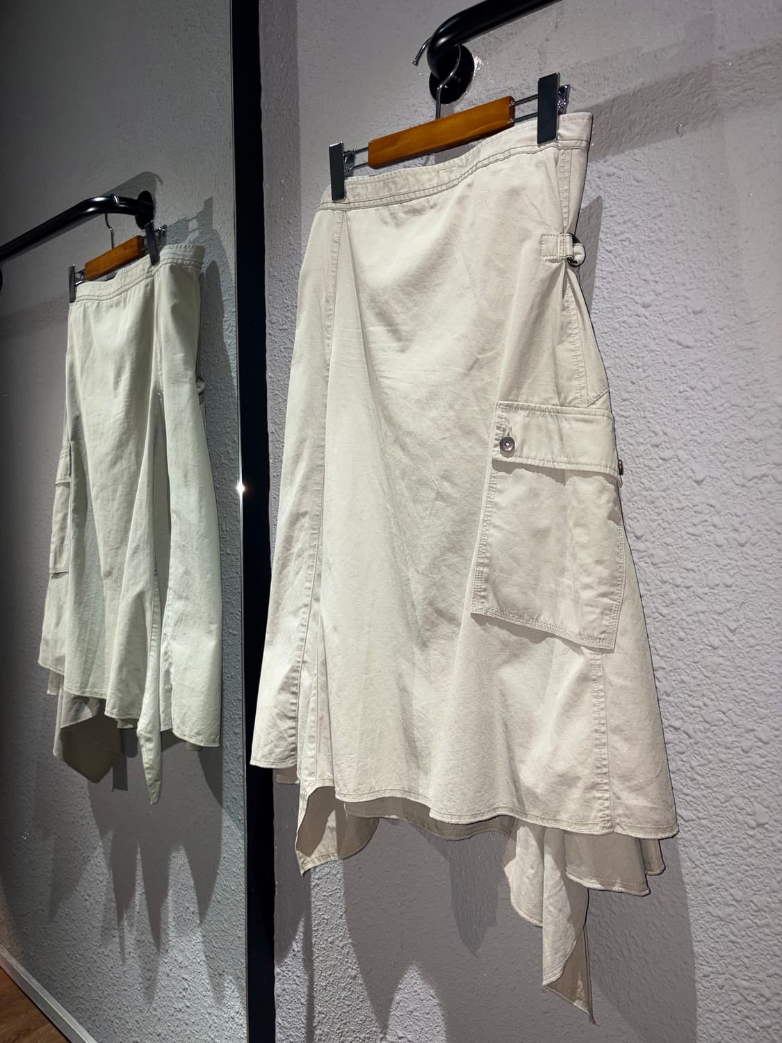 마리떼프랑소와저버 디테일 언발 스커트 상품이미지3