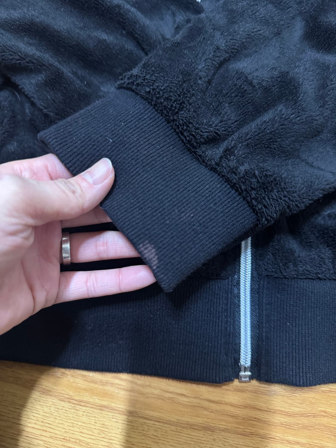 갸루펑크 벨벳후드집업 상품이미지5