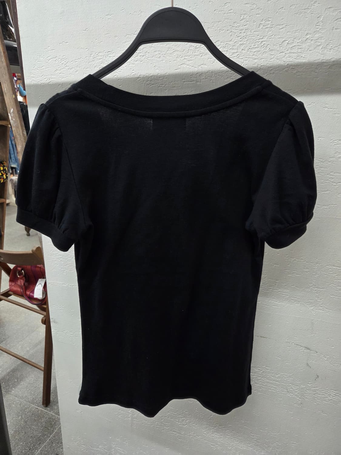 Burberry 버버리 블랙 라운드넥 반팔티 상품이미지5