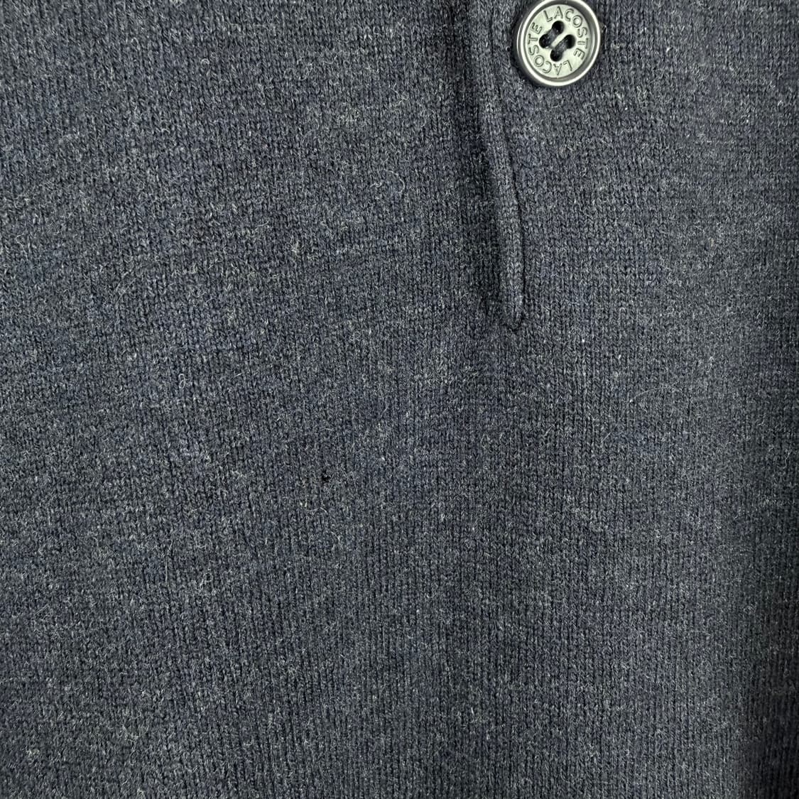 (3) 라코스테 카라 울 니트 네이비 상품이미지5