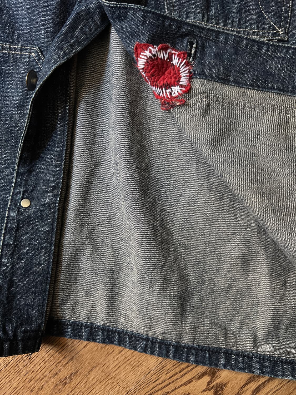 [L]Sugar Cane 슈가케인 사시코 커스텀 데님 초어 자켓 상품이미지7