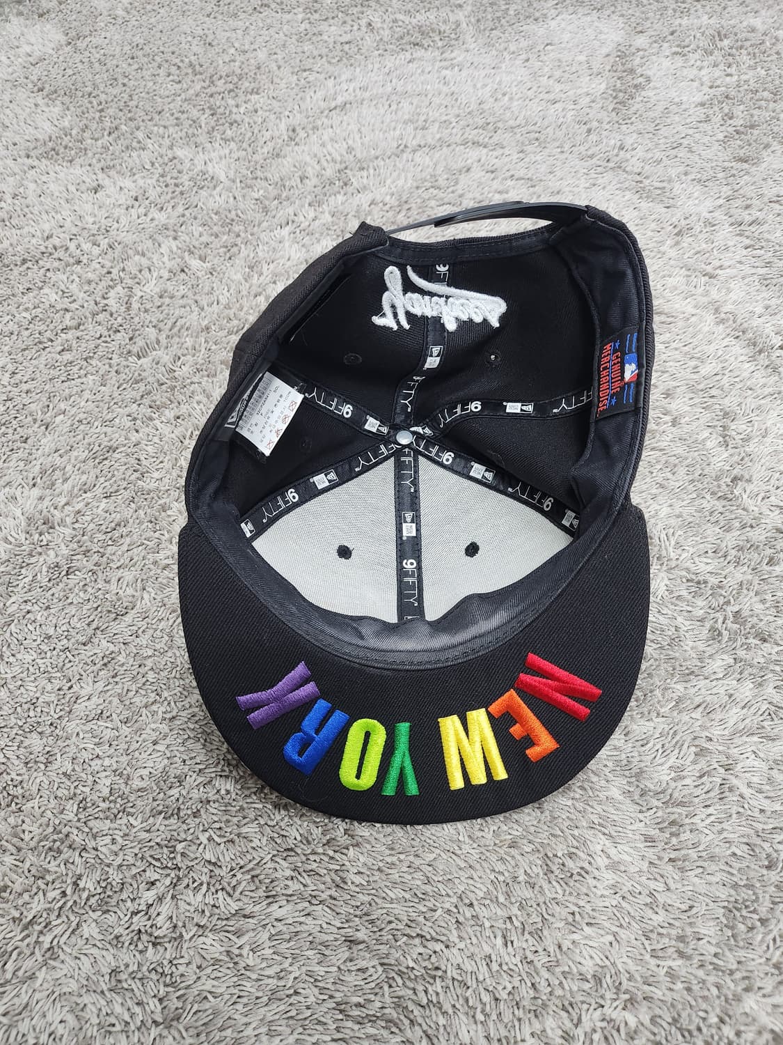 뉴에라 양키스 9FIFTY 블랙 스냅백 상품이미지5