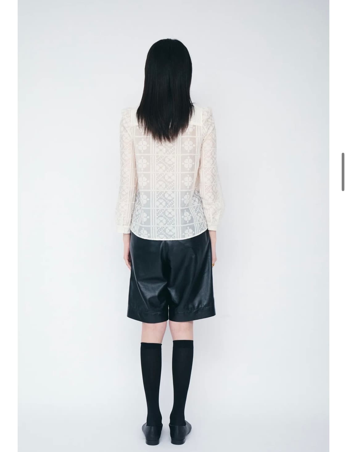 COSMOSS PUFF LACE SHIRT  상품이미지3