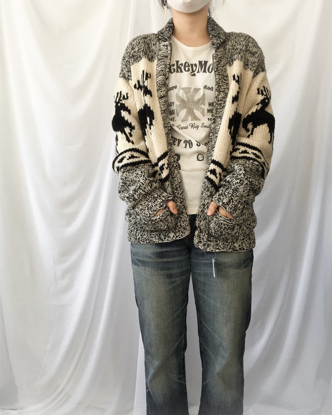 Cowichan knit zip up 상품이미지6
