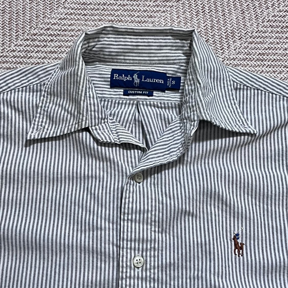 [정품] 폴로 그레이 / 멀티포니 스트라이프 셔츠 [ S ] 상품이미지4