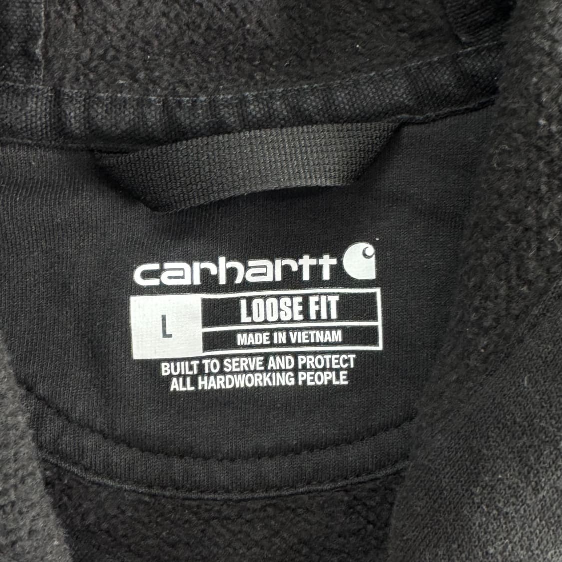 Carhartt 칼하트 루즈핏 블랙 후드집업 상품이미지5