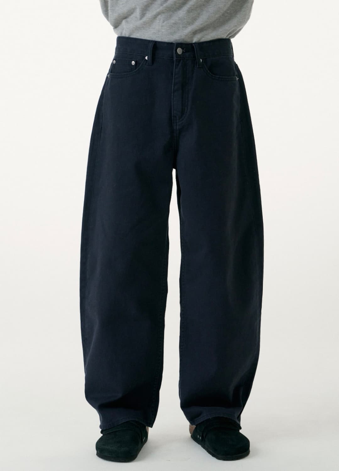 밀로 리플렉트 커브드 팬츠 [네이비/S] 인템포무드아캄후브스쿠어테이크이지 상품이미지7