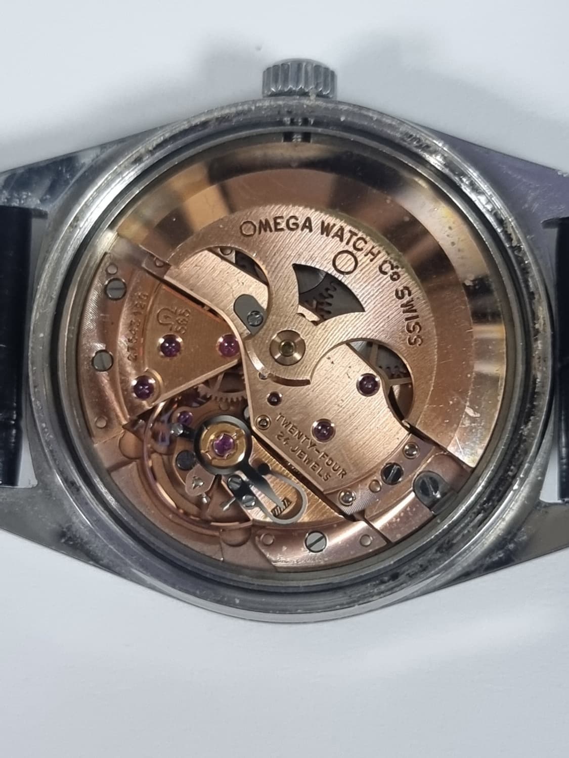 OMEGA 정품 오메가 제네브 시계 블랙다이얼 은행잎 35mm 상품이미지6