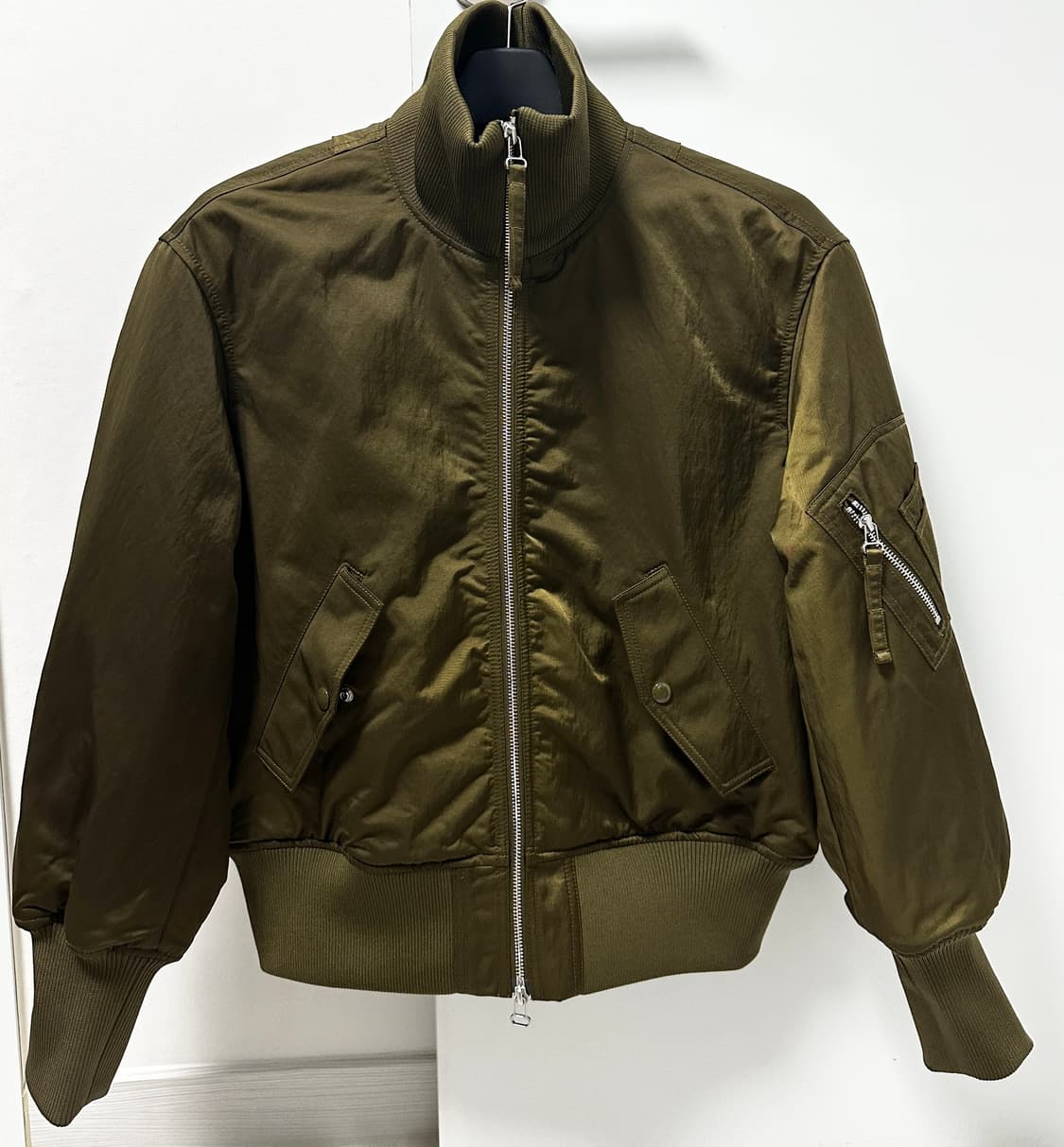 아르켓 여성 나일론 블루종 자켓 38사이즈 한번착용 상품이미지6