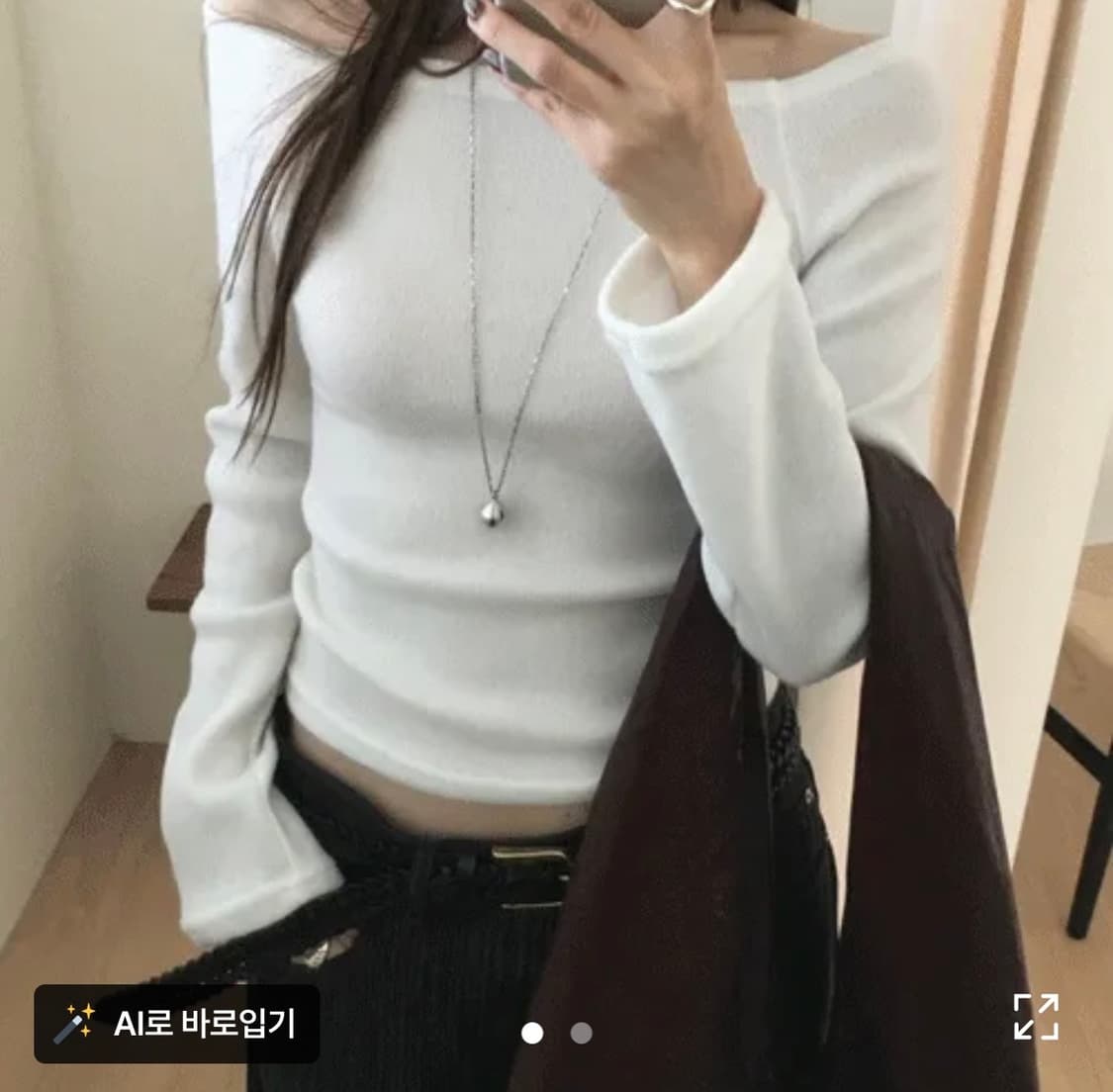 유어제이 홀터탑+ 흰색 오프숄더 일괄판매 상품이미지2