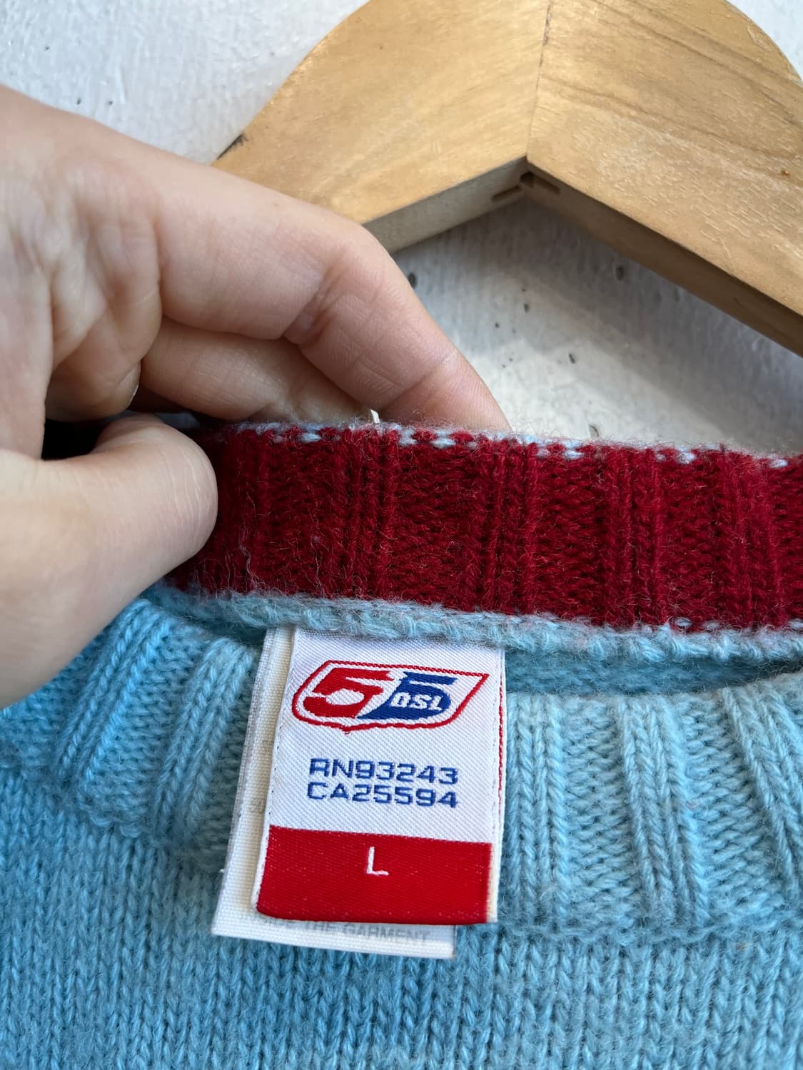 55DSL by DIESEL 로고 니트 Made in ITALY 상품이미지4