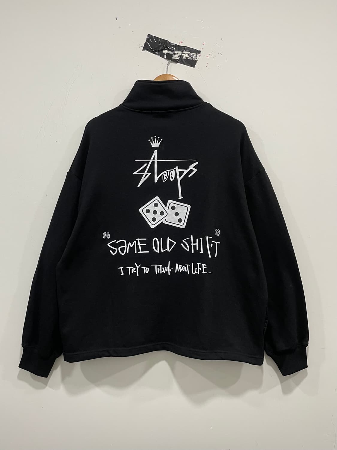 Jpn Beno 스투시 오마주 하이넥 반집업 스웻셔츠 상품이미지3