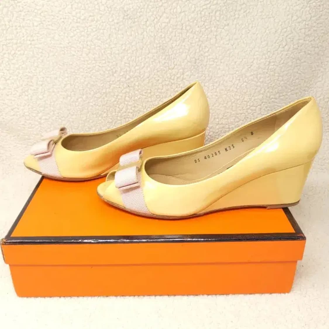 [정품] 페라가모 시시(Sissi) 오픈토 웨지힐 240 상품이미지4