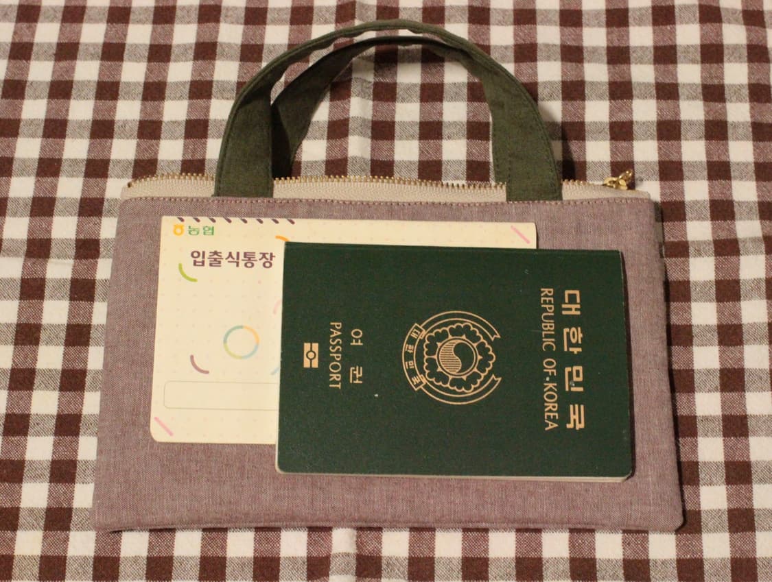 핸드메이드 손잡이 파우치 필통 상품이미지7