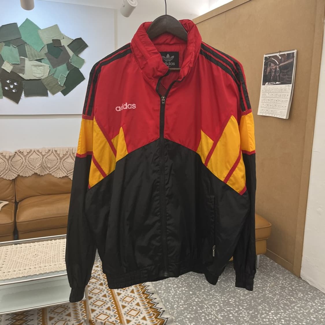 아디다스 올드스쿨 레트로 제우교역 바람막이 자켓 115 C10595 상품이미지3