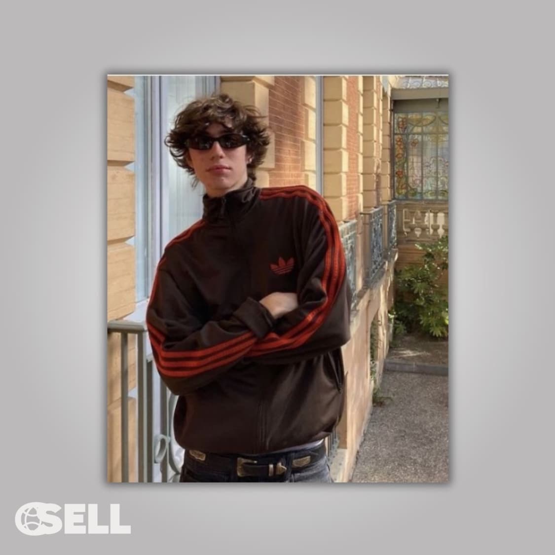 [유일매물] 아디다스 브라운 오렌지 져지 상품이미지2