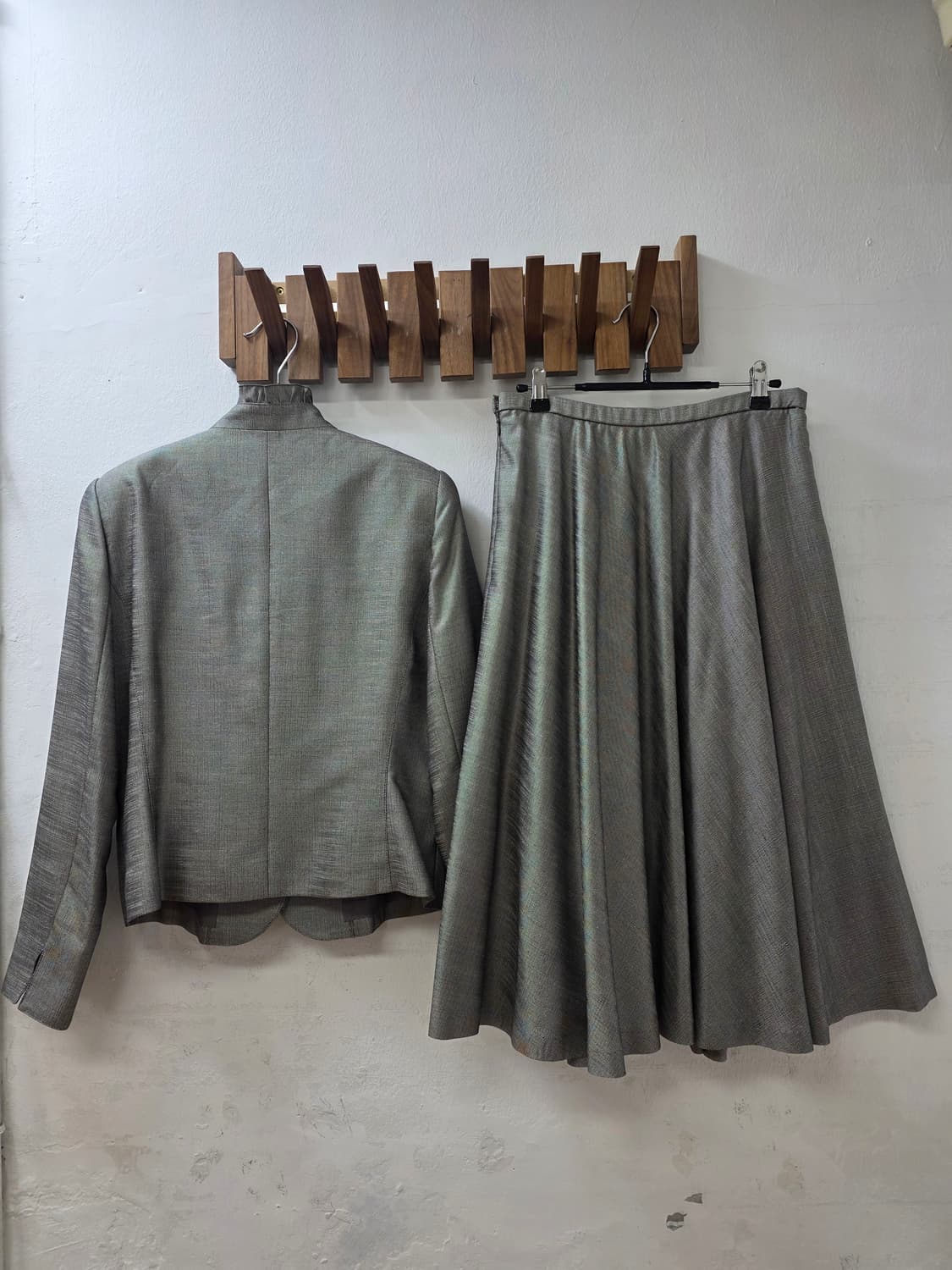 일본빈티지 코사지그레이셋업 상품이미지7