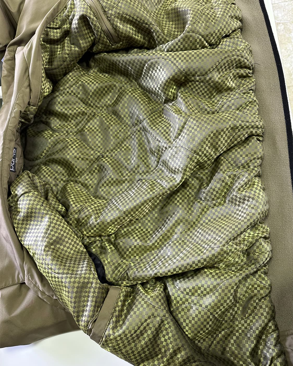 Paris 빈티지 항공점퍼 카키 상품이미지5