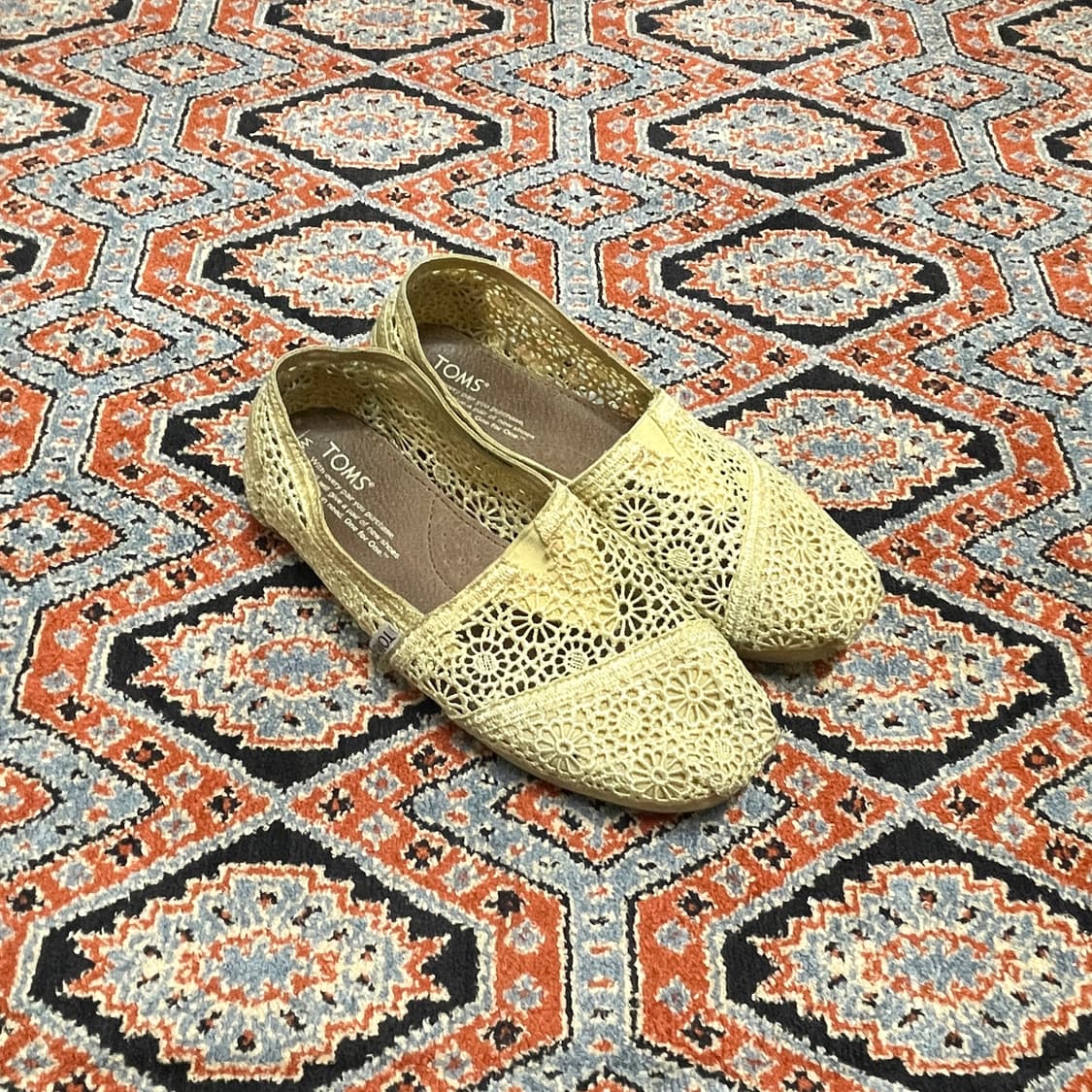 탐스 옐로우 레이스 슈즈 여성7 상품이미지2