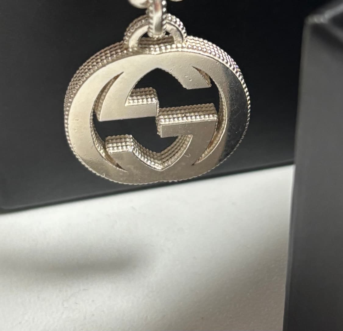 구찌 G 인터로킹 볼체인 목걸이 풀박스 925 (정가 70만원대) 상품이미지3