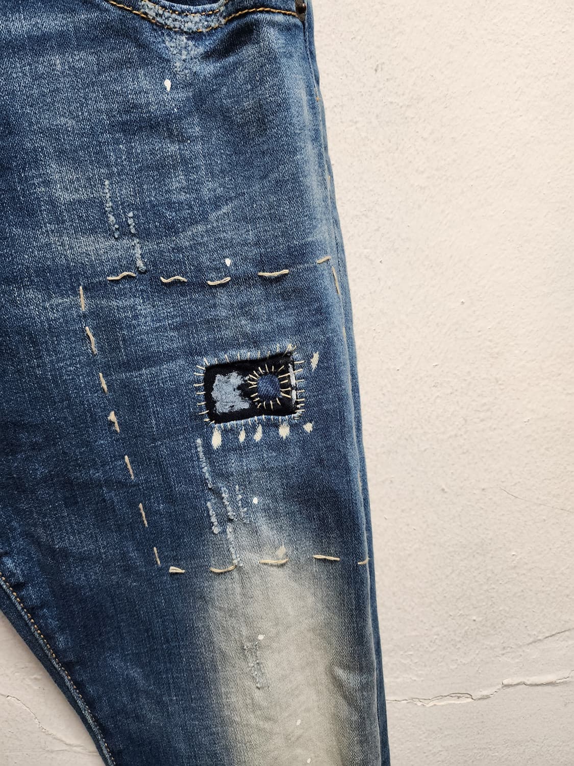 디스퀘어드2 패치워크 데님 청바지  상품이미지5